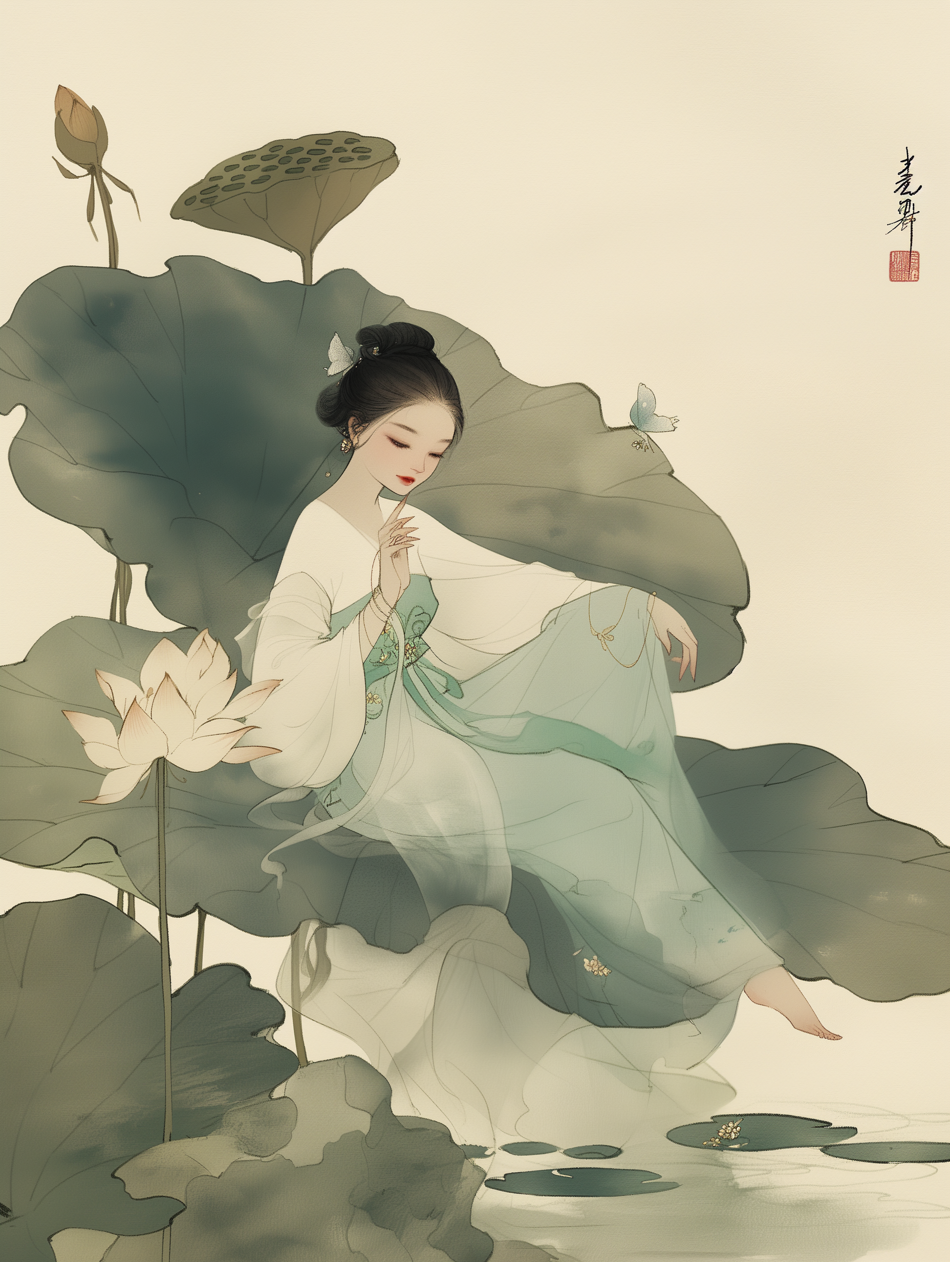 十二花神 · AI 视觉实验